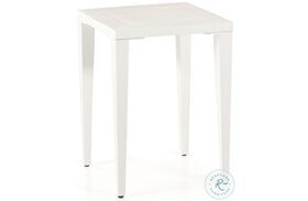 Sabi White Ivory Outdoor End Table