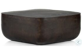Basil Antique Rust Square Outdoor Coffee Table