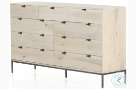 Trey Dove Poplar 9 Drawer Dresser