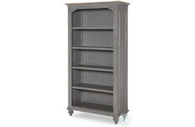 Kingston Sandalwood Brown And Tweed Gray Bookcase