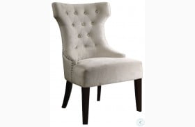 Arlette Antique White Accent Chair