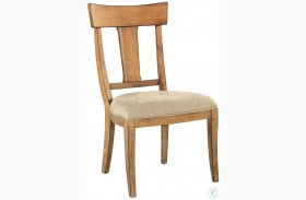 Wellington Hall Brown Wood Back Side Chair Set of 2