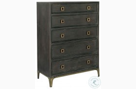 Edgewater Brown And Antique Brass Chest