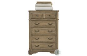 Magnolia Manor Weathered Bisque 5 Drawer Chest