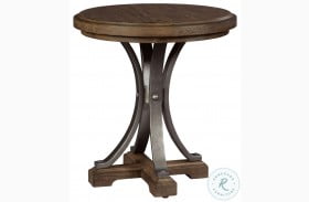Wexford Natural Wood Tones Chairside Table