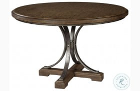 Wexford Natural Wood Tones Round Dining Table