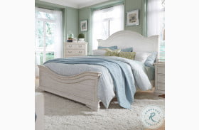 Bayside Bedroom White Panel Bed