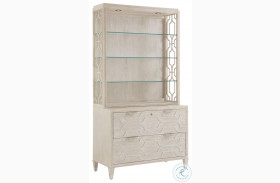 Greystone Pearl Gray Wire Brushed Octavia File Chest with Deck