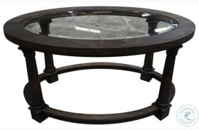 Linwood Brown Oval Coffee Table