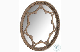 Architrave Almond Round Mirror