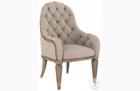 Architrave Neutral Upholstered Arm Chair