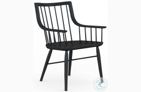 Frame Black Windsor Arm Chair Set of 2