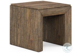 Stockyard Brown Square End Table