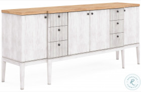 Post White And Almond Sideboard