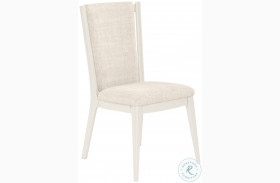 Blanc Beige Upholstered Side Chair Set of 2
