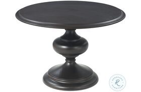 Grimes Espresso 48" Round Wood Top Dining Table