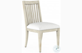 Cotiere White Upholstered Side Chair Set of 2