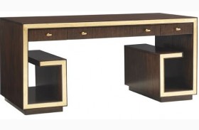 Bel Aire Walnut Brentwood Finish Writing Desk