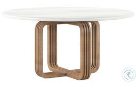 Portico Sienna And White Dining Table