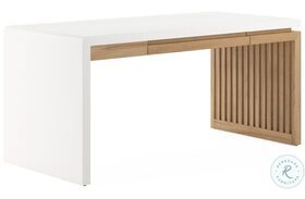 Portico Sienna And White Writing Desk