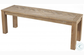 Aiden Weathered Natural Bench
