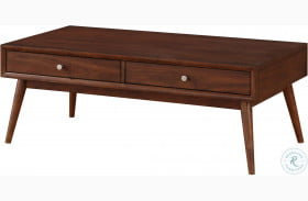 Frolic Brown 2 Drawer Coffee Table