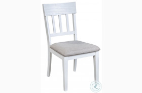 Donham Light Gray and White Side Chair Set Of 2
