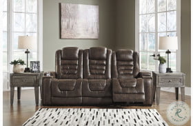 Game Zone Bark Power Reclining Sofa with Adjustable Headrest