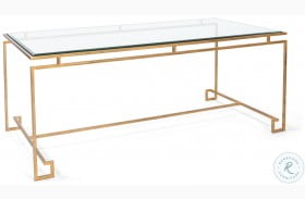 Parallel Lines Gold Cocktail Table