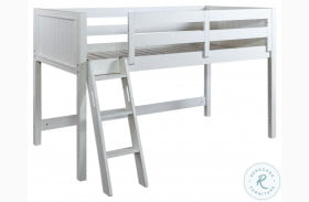 Allyson Park Wire Brushed White And Charcoal Twin Open Loft Bed