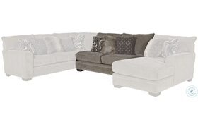 Kingston Pewter Armless Sofa