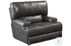 Wembley Steel Leather Lay Flat Recliner