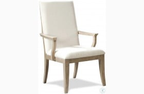 Sophie Natural Upholstered Arm Chair Set of 2