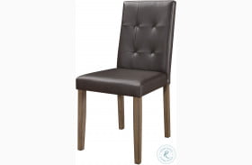 Ahmet Brown Side Chair Set Of 2