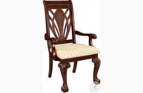 Norwich Dark Cherry Arm Chair Set of 2