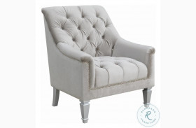 Avonlea Gray Velvet Chair