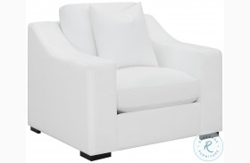 Ashlyn White Upholstered Chair