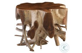 Groot Brown Accent Table