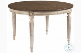 Southbury Fossil and Parchment Extendable Round Dining Table