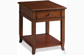 Campbell Burnished Cherry End Table