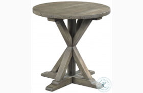 Reclamation Place Sun Dried Natural Round End Table