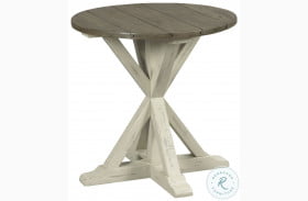 Reclamation Place Willow And Sun Dried Natural Round End Table