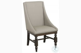 Reid Gray Arm Chair Set of 2