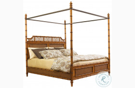 Island Estate Poster Canopy Bed