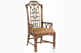 Royal Kahala Pacific Rim Woven Fabric Arm Chair