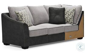 Bilgray Pewter LAF Sofa With Corner Wedge