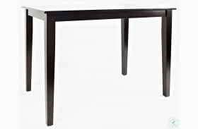 Simplicity Espresso Counter Height Dining Table