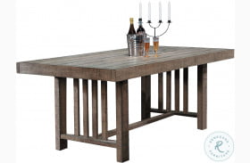 Codie Distressed Light Brown Dining Table