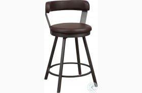 Appert Brown Counter Height Chair Set of 2