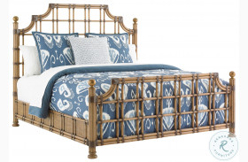 Twin Palms St. Kitts Rattan Panel Bed